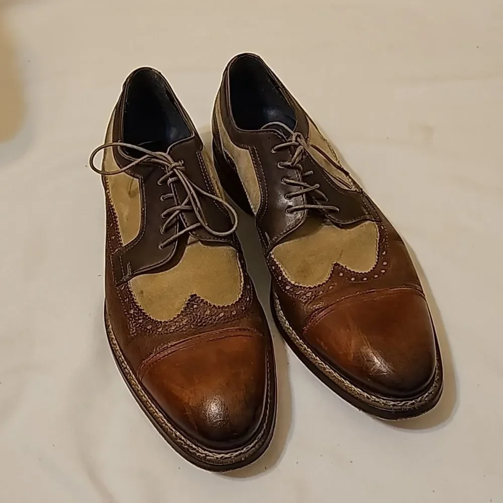 JOSE REAL  “HAND MADE in‎ Italy OXFORD DRESS SHOES” 42